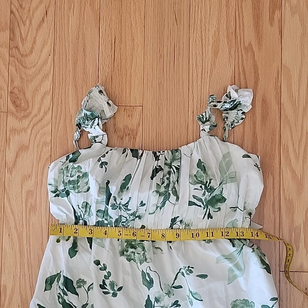 Abercrombie & Fitch Bow Back Poplin Maxi Dress With Pockets